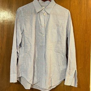GAP button down long sleeved shirt.